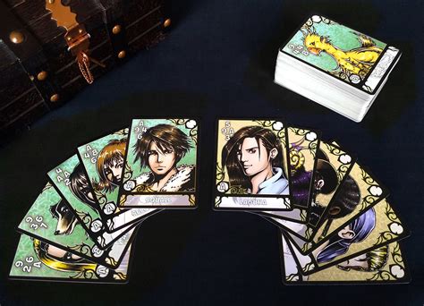 Final Fantasy VIII Triple Triad cards.